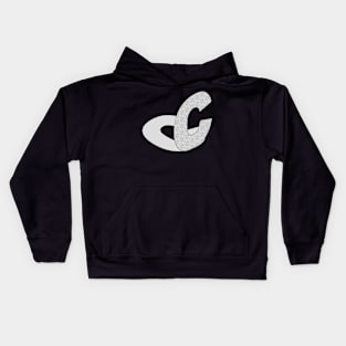 Isometric Alphabet Letter, Letter C Kids Hoodie